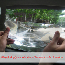 Wide Angle Fresnel Lens Car Parking Reversing Sticker Useful Enlarge View Angle Fresnel Lens
