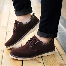 2015 autumn spring fashion men shoes casual breathable flats adult male Oxfords sneakers size 39 44