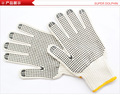 Point Plastic Slip Cotton Work Gloves Labor Insurance PVC Safety Gloves Guantes Nitrilo Cut Resistant Guantes