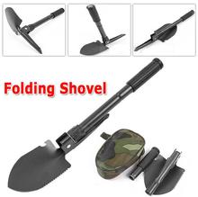 2016 New Outdoor Survival Folding Shovel Mini Garden Spade Tent Camping Trowel Dibble Pick Tool CS