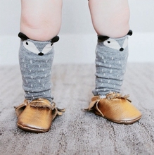 1Pair lot Lovely 3D Fox Raccoon Baby Leg Warmers Socks For Kids Boys Girls Children Non