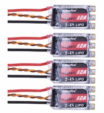 Makerfire 4pcs BLHeli 12A ESC Brushless Speed Controller for QAV210 Racing Drone