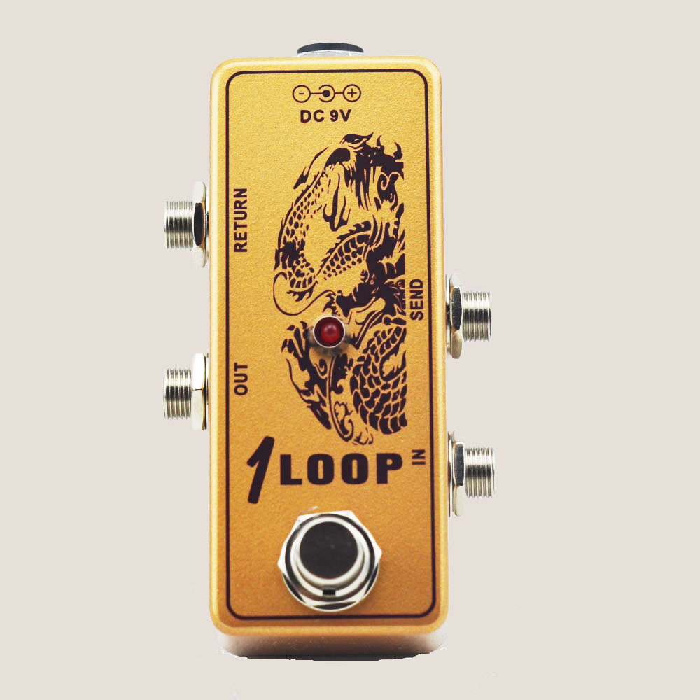True-Bypass Looper Effect Pedal Guitar Effect Pedal Looper Switcher  true bypass guitar pedal Mini GOLD Loop switch