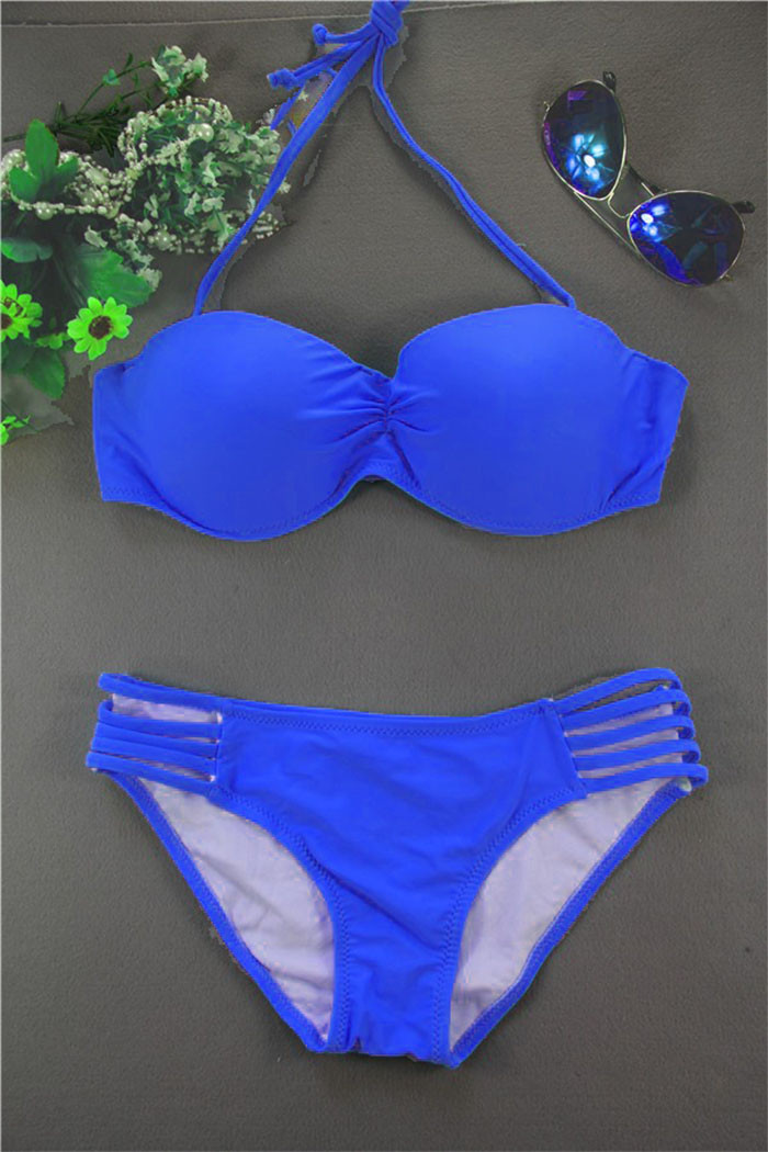 2015 Brand Women Swim Wear Push Up Bikinis Sexy Triangl Bathing Suit Bandage Swimwear Bikini Set Brazilian Swimsuit Plus Size (16)