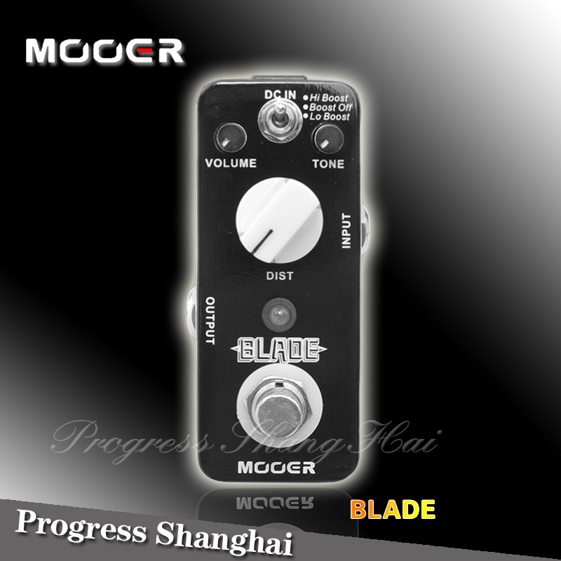 Effect Pedal /MOOER BLADE Metal Distortion Pedal,True bypass best guitar pedal free shipping wholesale