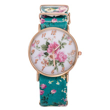 2015 nuevo producto de moda Women Watch calidad de cuero del cuarzo el elegante bohemio Rose reloj