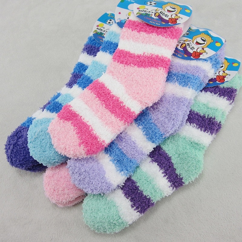 baby socks male and female half of cashmere thick warm towel to spread of children s