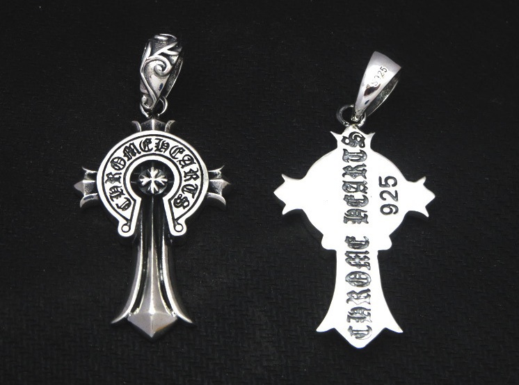 Men\'s 925 Sterling Silver Big Cross Pendant