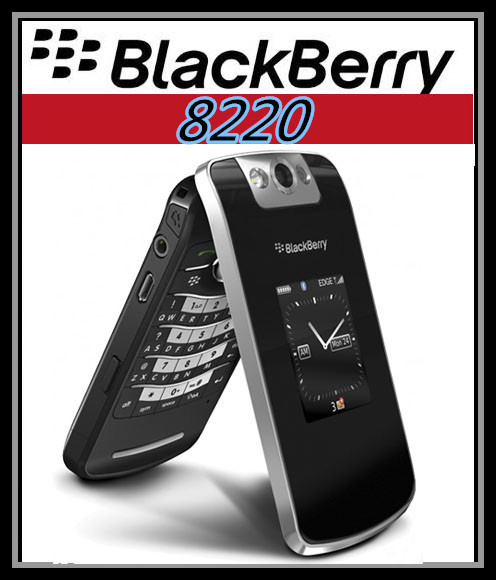 Original 8220 Unlocked BlackBerry Pearl Flip 8220 cell phone Refurbished