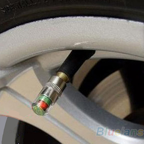 4PCS Car Auto Tire Pressure Monitor Valve Stem Caps Sensor Indicator Eye Alert Diagnostic Tools Kit