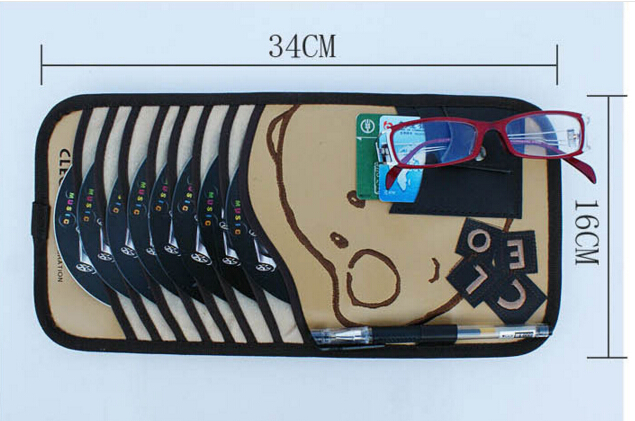 Multi function Bear car CD clip Glasses clip Pen clip on sun shade cover Multi functional