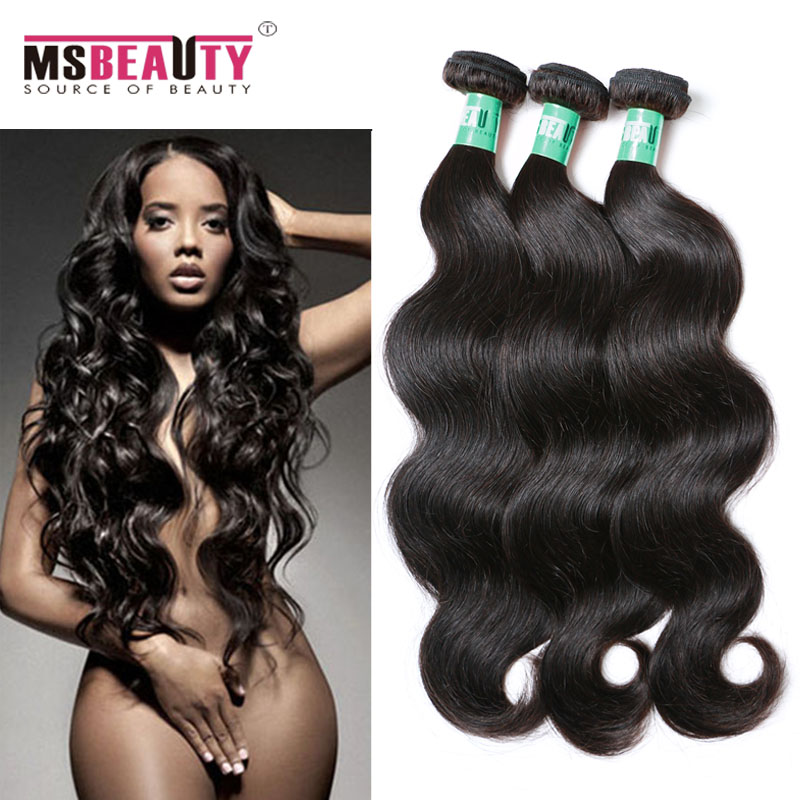 2015 Hot sale Brazilian Body Wave Hair Extension remy human hair weft 3pcs/lot 8