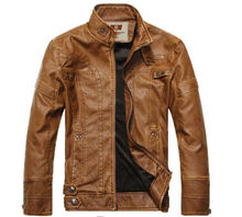NEW Fashion UK  Style Winter Men’s leather Motorcycle coats jackets washed leather coat Gentlemen PU Leather Jacket Coat colors