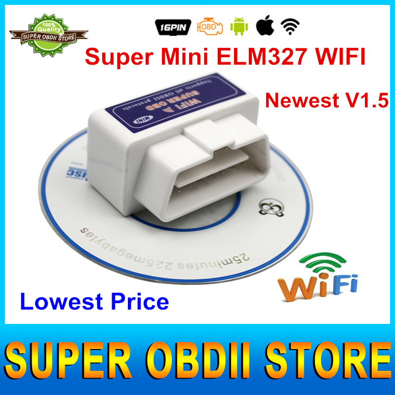    -wifi ELM327 OBD2 EOBD    V1.5 ELM327 WIFI ELM 327 OBDII     -