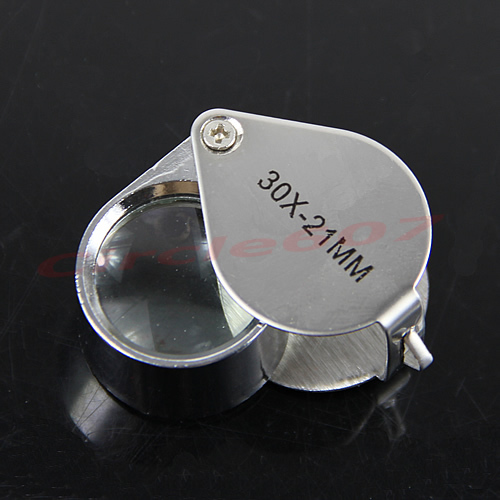 NEW 30x21mm Triplet Jeweler's Loupe For Jewelry Free Shipping