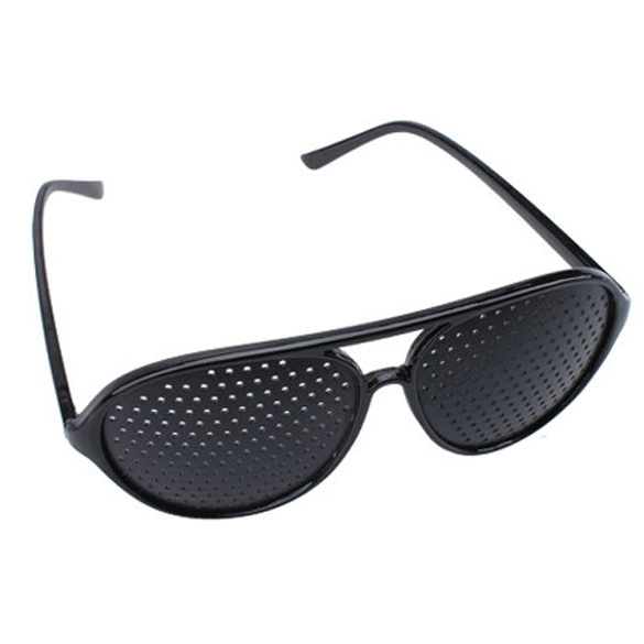 Vision Spectacles Eyesight Improve Pinhole Pin hole Eyes Training Exercise Glasses Eyewear ES88
