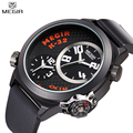 MEGIR New Style Men Luxury Military Waterproof Multiple Time Zone Multifunction Quartz Wristwatches