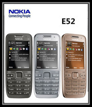 Nokia E52 Original Refurbished Mobile Phone Camera 3.2MP Bluetooth WIFI GPS Unlocked E52 Cell Phone Free Shipping