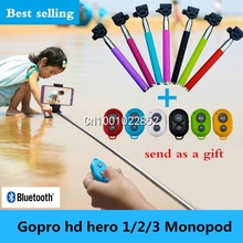 Bluetooth Remote Controle + for Vara Cabo Suporte for Para for Selfie Stick Monopod Self Extensible Tripe Monope Monopad