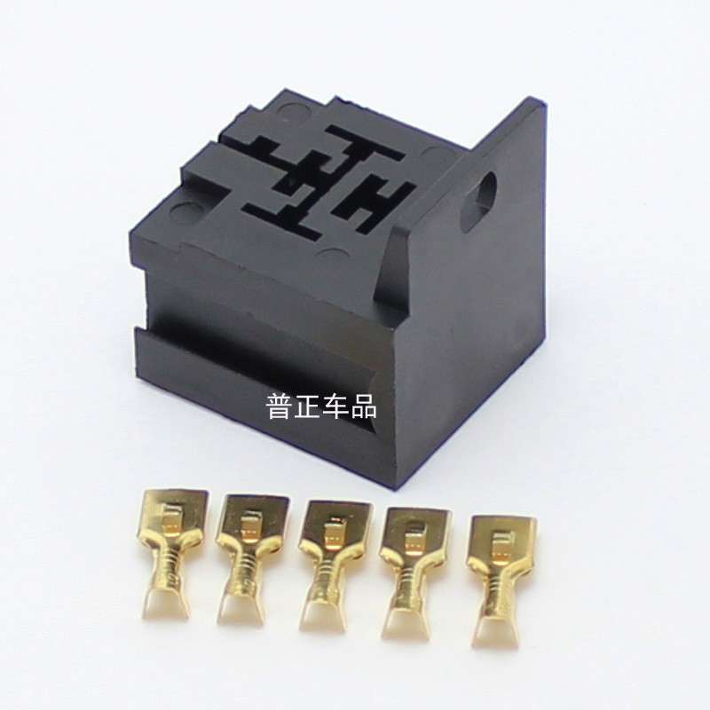 10sets AP Auto relay holder 5pin 40A car relay Block Fixed bracket 12V