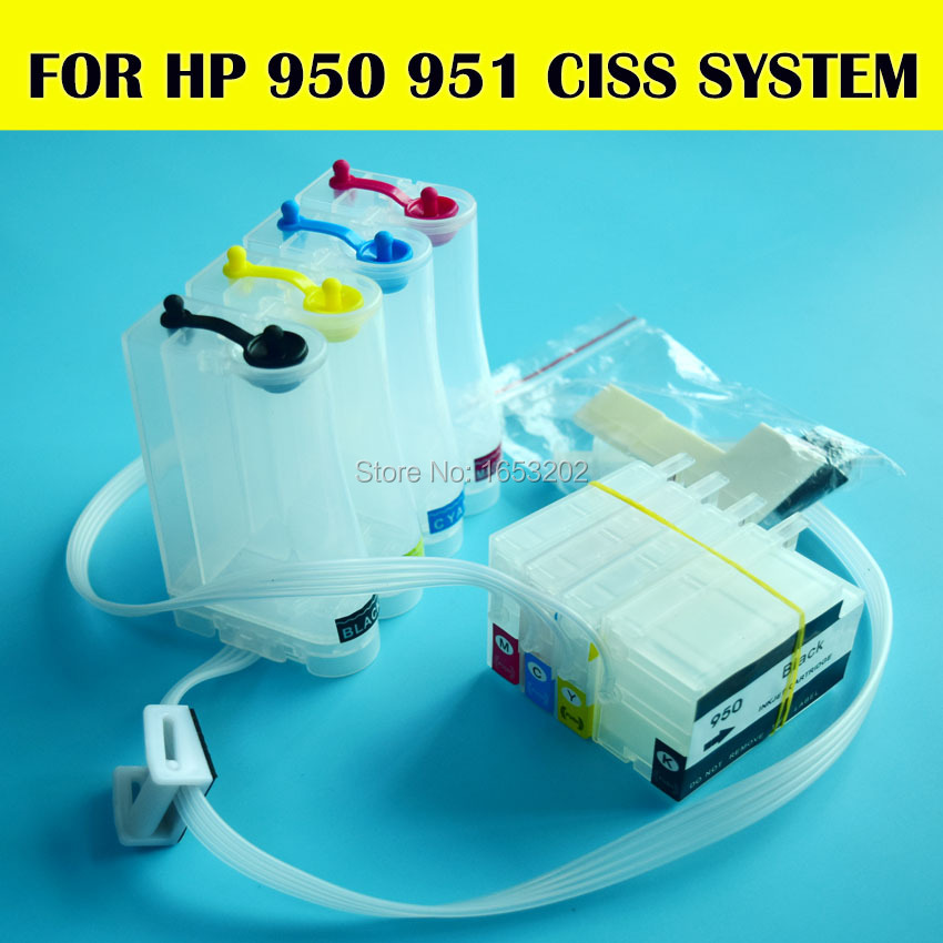 High quality ciss system For hp 950XL 951XL CISS For hp Officejet 8100 8600 8610 8100XL printers with ARC chips hp950 hp951 ciss