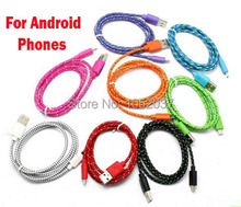 100 см 3ft плетеный Micro usb 5 контакт. зарядное устройство нейлоновая синхронизации данных проволока для Samsung S6 S4 S3 примечание 2 XiaoMi Lenovo MeiZu HTC