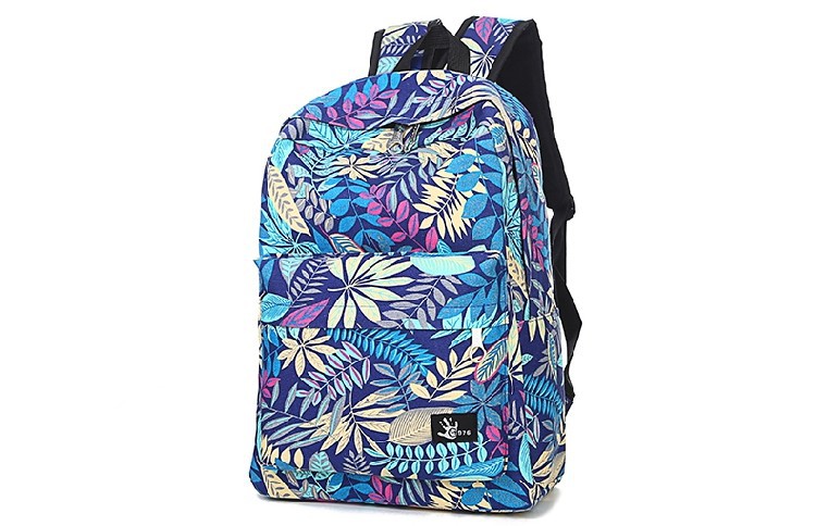 2015 New Fashion Maple leaf School bag Casual Backpack Women Bag for Girls canvas Backpack (12)