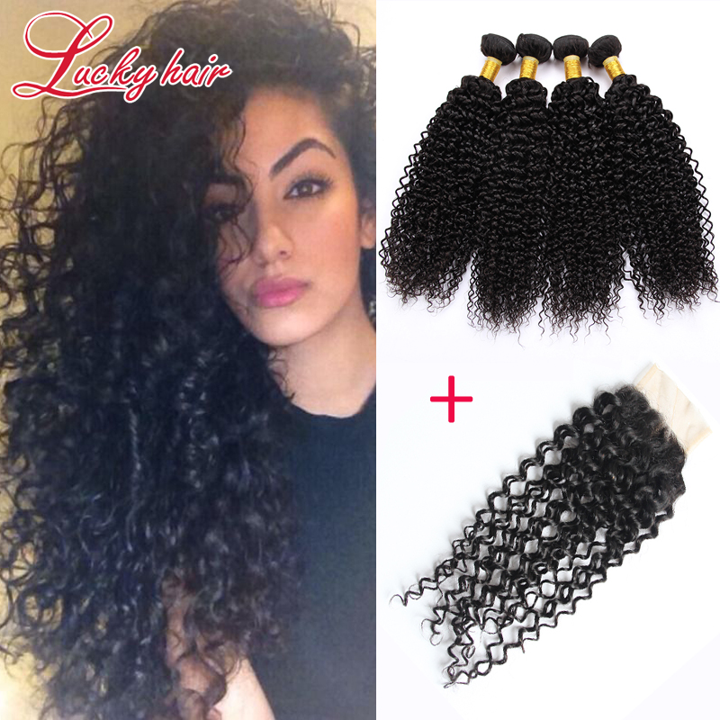 6a mongolian kinky curly virgin hair with closure 4 bundles mongolian virgin hair with closure mongolian kinky afro lace closure