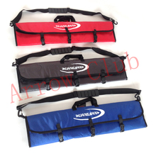 Archery bag rolled-up recurve bow case 600D polyester and ripstop honeycomb pattem recurve bow bag