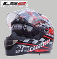 Free shipping genuine LS2 FF396 10 dual lens glass strip balloon racing motorcycle helmet full helmet