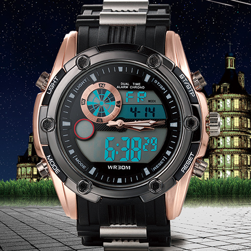 2015 NEW Top Brand Luxury Sport Watches For Men Digital Analog Shock Watch Army Military Waterproof