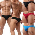 Hot Men Underwear Trunk Shorts Sexy Modal Mens Briefs Blue Intimates Red Black XL Underpants Low