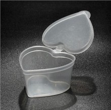 2016 New arrival Kitchen accessories 50ML Disposable plastic cup /sauce container with lid pudding jelly cup/salt box