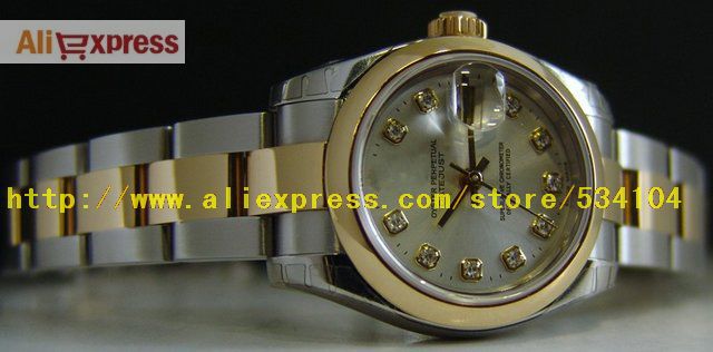Здесь можно купить  Wholesale - Factory Seller Luxury New In Box Quality.New Style Ladies 18kt Gold & SS Watch  DateJust model 179163  Часы