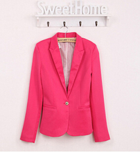 NEW blazer women suit blazer foldable brand jacket made of cotton spandex with lining Vogue refresh