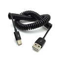 Spring Stretching USB C 3 1 Type C Male to Standard USB 2 0 A Male