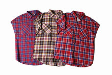 top fear of god casual streetwear raw cut Scottish grid plaid side zipper sleeveless flannel shirt justin bieber tartan shirt