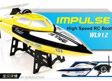 Free Shipping Wltoys WL912 4ch Water Cooling RC Boat Toy Top Speed 24kM/H Watercraft 390 Motor
