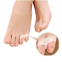 1pair Little toe thumb for daily use Silicone gel Toe bunion guard footcare little toe finger toe separator free shipping