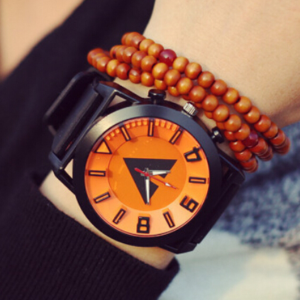 2015 new Harajuku style Personalized sports watches Women Silicone Watch Male fashion sports watch High quality