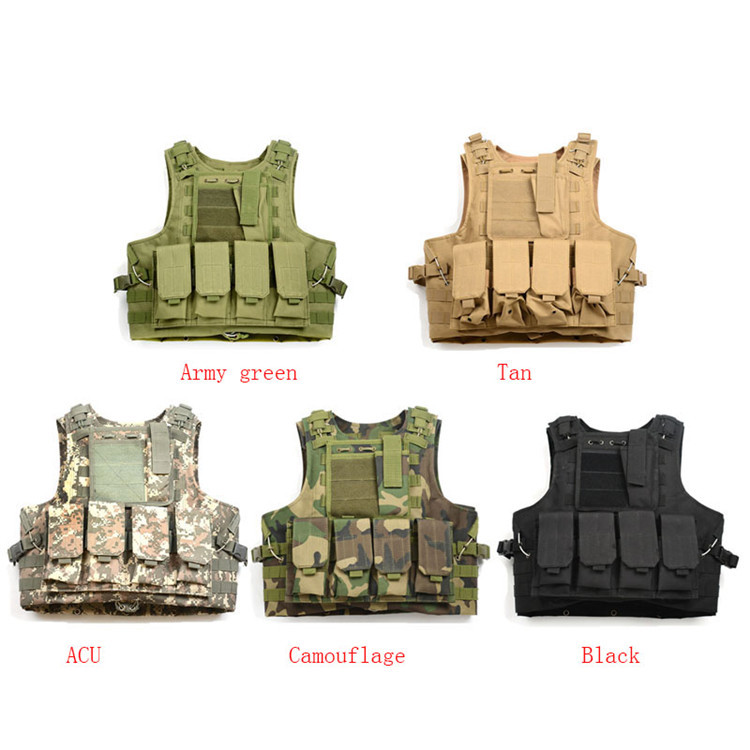 800D Oxford Military Tactical Vest  Multi Function Airsoft Paintball Vest  Army Miltary Security Uniform