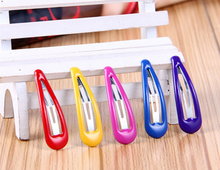 Free Shopping 6 pcs/lot Cute Candy Color Hair Clips Children Hairpins Baby Toddler Girls Hairpins Lovely Girls Clips