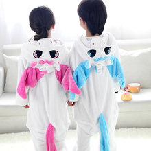 Boys Girls Pajamas Spring Autumn Winter Children Flannel pijamas Stitch Dinosaur Unicorn Kids Cos Animal pyjama