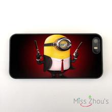 Minions Dispicable Hitman Spy back skins mobile cellphone cases for iphone 4/4s 5/5s 5c SE 6/6s plus ipod touch 4/5/6