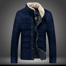 2016 winter male thick coat plus velvet Leisure jacket cotton super warm full sleeve cordurory men’s coat Free shipping M-5XL