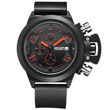 Relogio masculino MEGIR Luxury brand reloj de cuarzo hombres deportes impermeable reloj reloj de moda de la personalidad relojes de los estudiantes