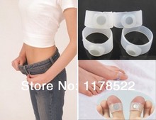 3Pairs Slimming Silicone Foot Massage Magnetic Toe Ring Fat Weight Loss Health