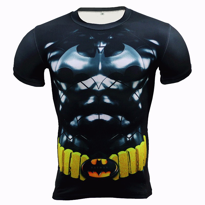summer 2016 compression shirt 3d marvel punisher captain america superman t shirt summer 2016 compression shirt 3d marvel punisher captain america superman t shirt