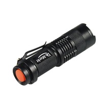 2015 Mini LED Torch 7W 2000LM Q5 LED Flashlight Adjustable Focus Zoom flash Light Lamp free