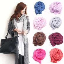 2015 New Brand Desigual Silk Scarves Solid Candy Color Elegant Women Soft Wrap Shawl Long Stole Spring Winter Scarf